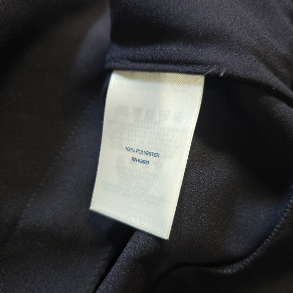 Lands End Top Womens Size 16 Navy Blue Short Sleeve Round Neck Capsule Minimal - Picture 7 of 9